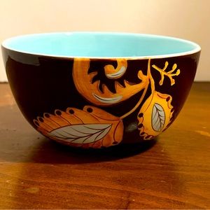 Gates Ware By Laurie Gates 6” Cereal /Soup Bowls. Brown,Blue, Orange 5 Avail